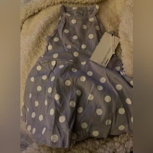 Gerber Gray polka dot toddlers sun dress